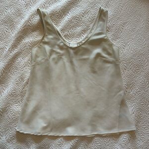 Cream Sateen Camisole Top